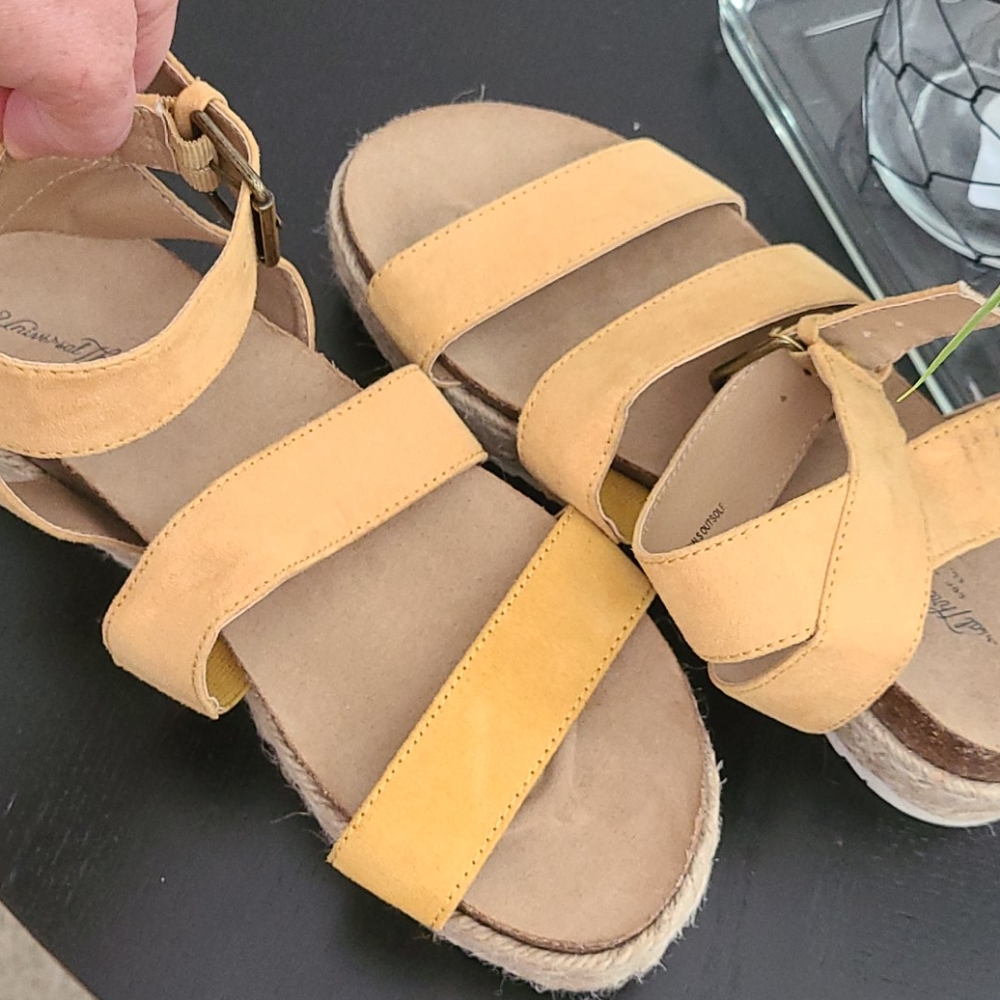 Universal Thread Ankle Strap Wedges - image 2